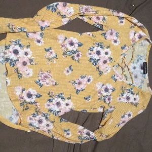 Yellow Floral High to Low